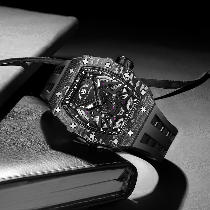 Elemental-Carbon Fiber Automatic Watch TB8207CF - Image 13