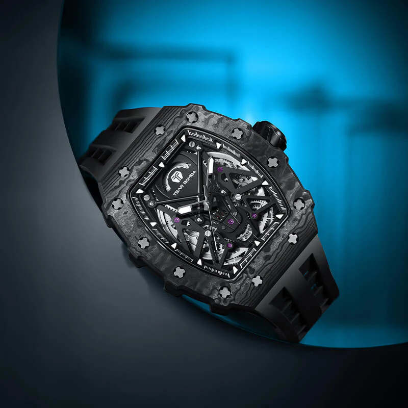 Elemental-Carbon Fiber Automatic Watch TB8207CF - Image 14
