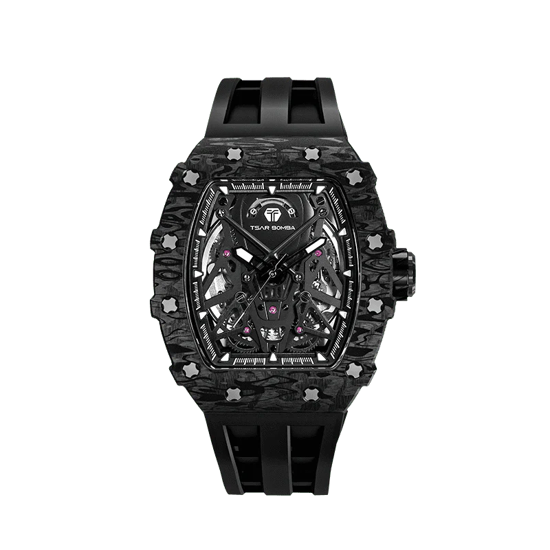 Elemental-Carbon Fiber Automatic Watch TB8207CF - Image 3