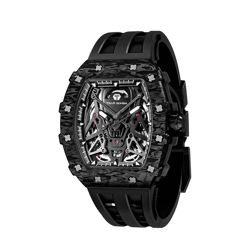 Elemental-Carbon Fiber Automatic Watch TB8207CF - Image 4
