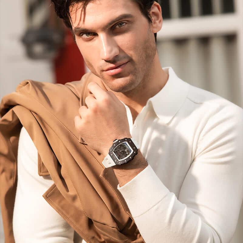 Elemental -Carbon Fiber Mechanical Watch TB8208CF - Image 37