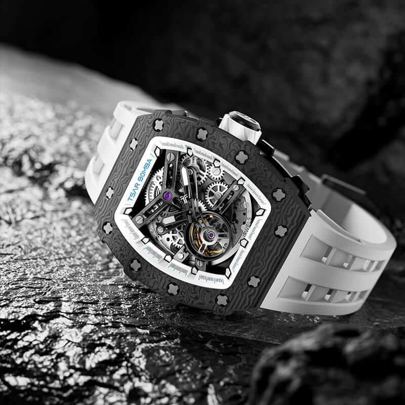 Elemental -Carbon Fiber Mechanical Watch TB8208CF - Image 38