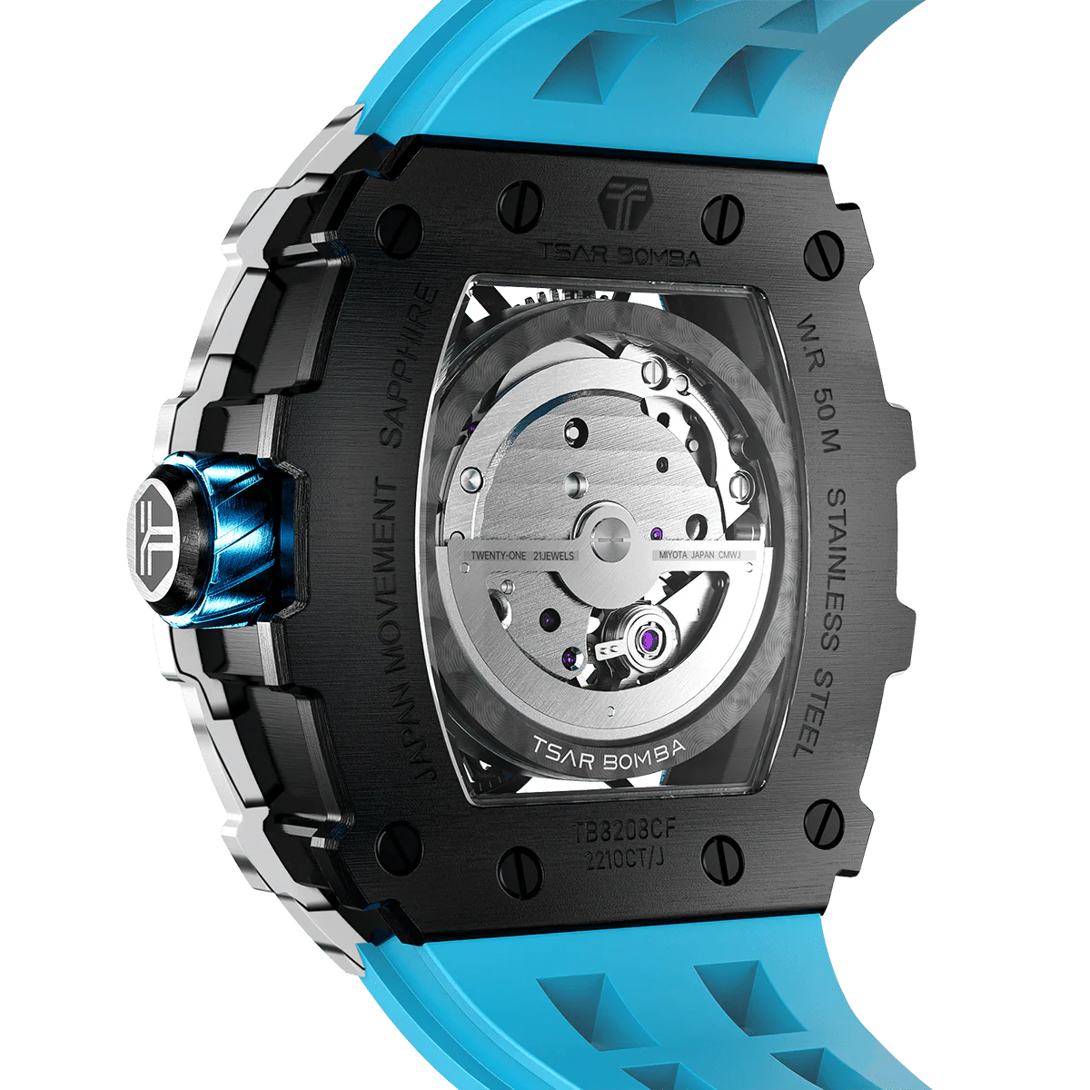 Elemental -Carbon Fiber Mechanical Watch TB8208CF - Image 10
