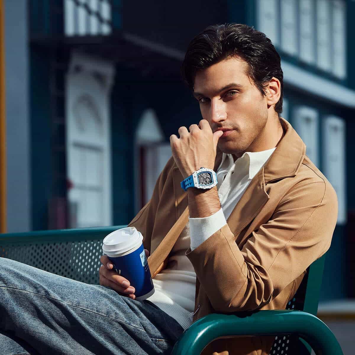 Elemental -Carbon Fiber Mechanical Watch TB8208CF - Image 13