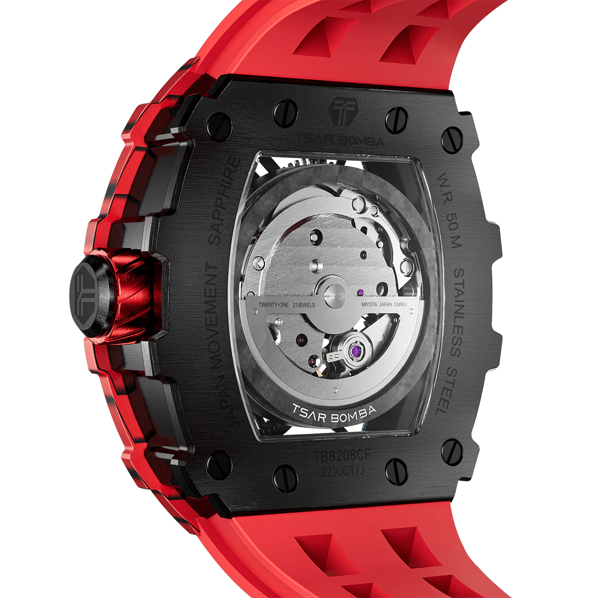 Elemental -Carbon Fiber Mechanical Watch TB8208CF - Image 19