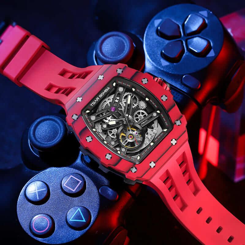 Elemental -Carbon Fiber Mechanical Watch TB8208CF - Image 25