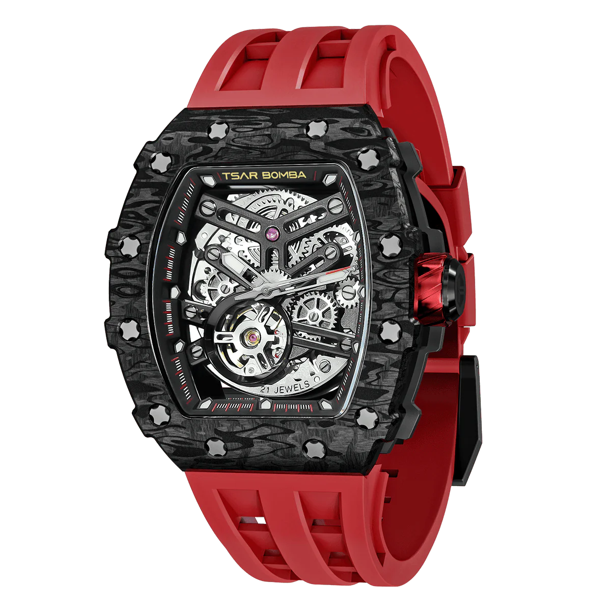 Elemental -Carbon Fiber Mechanical Watch TB8208CF - Image 42