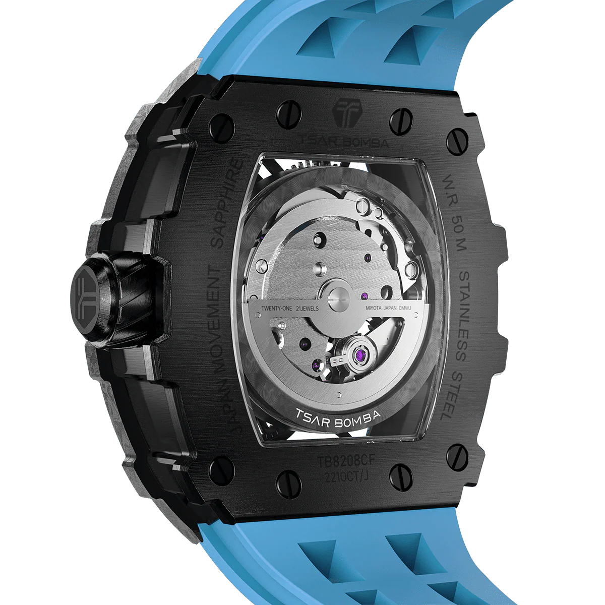 Elemental -Carbon Fiber Mechanical Watch TB8208CF - Image 46