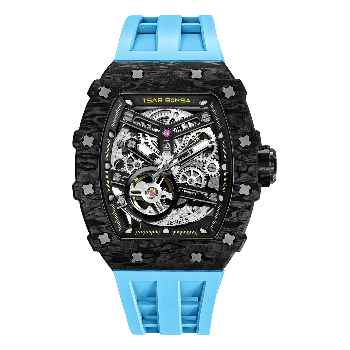 Elemental -Carbon Fiber Mechanical Watch TB8208CF - Image 47