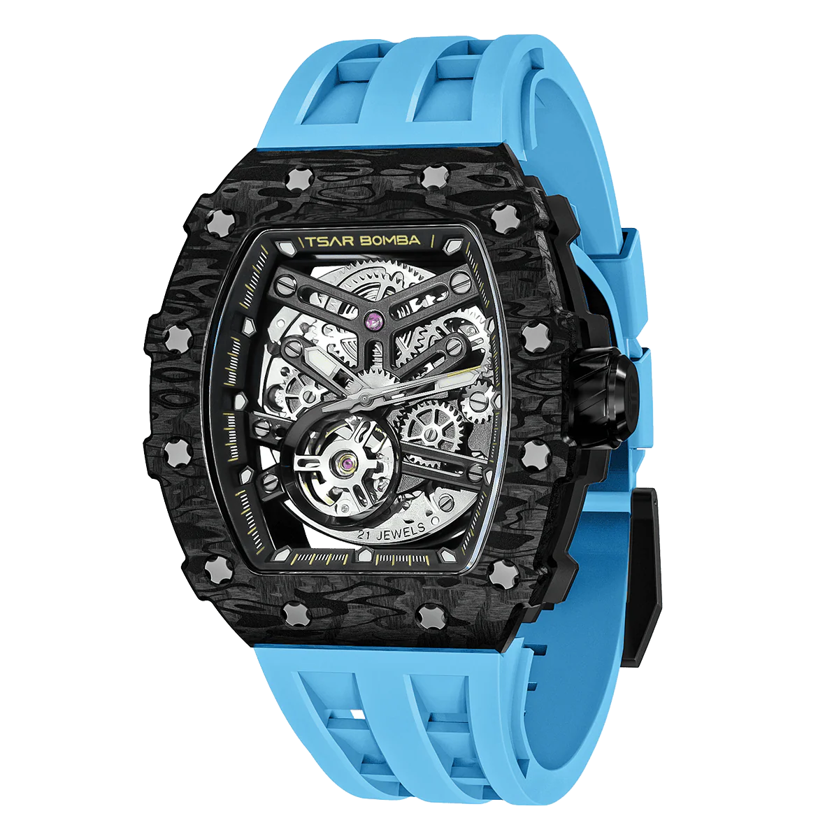 Elemental -Carbon Fiber Mechanical Watch TB8208CF - Image 48