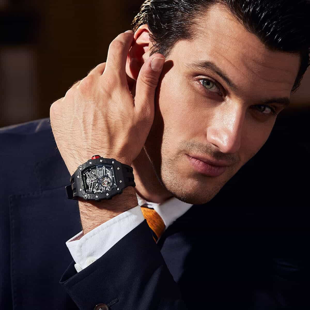 Elemental -Carbon Fiber Mechanical Watch TB8208CF - Image 5