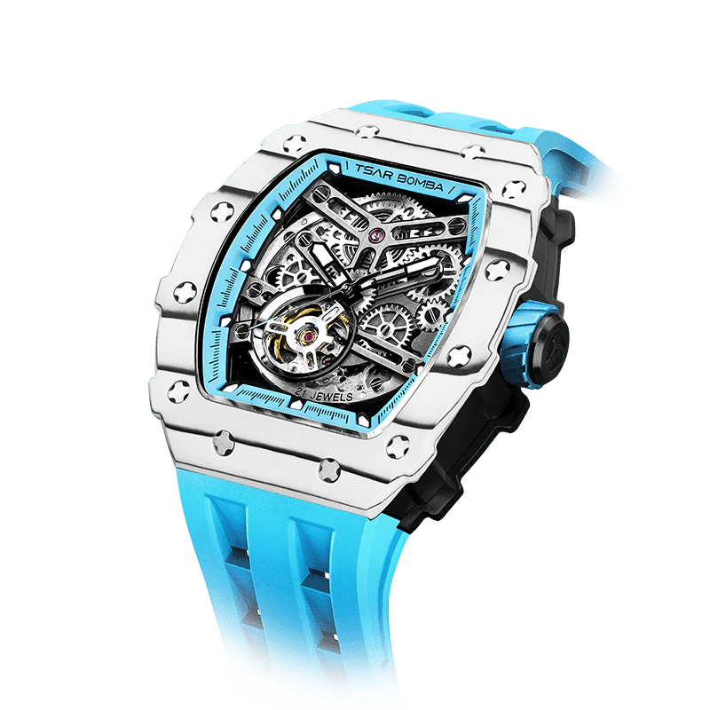 Elemental -Carbon Fiber Mechanical Watch TB8208CF - Image 9