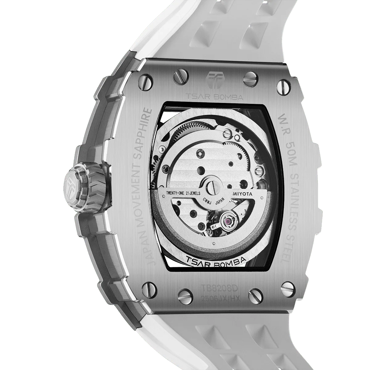Elemental-Cubic Zirconia Automatic Watch TB8208D - Image 16