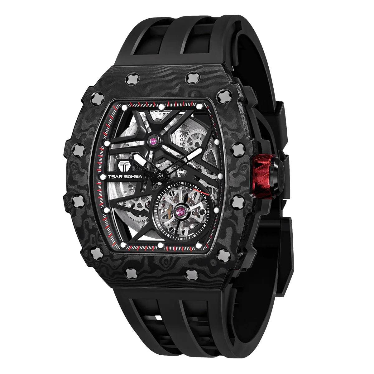 Elemental-Carbon Fiber Automatic Watch TB8209CF（US） - Image 12