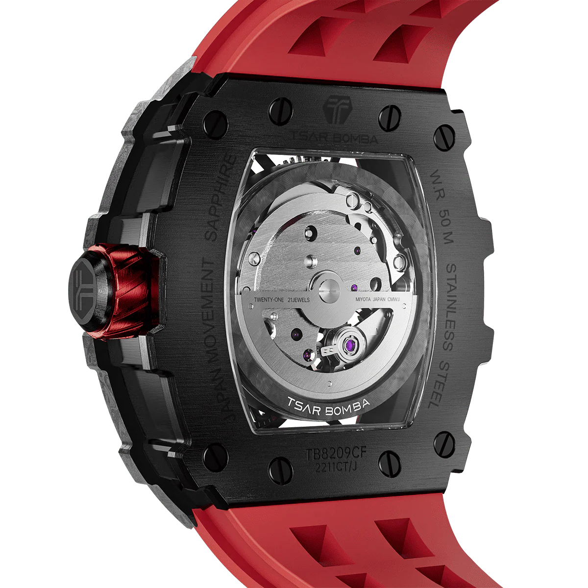Elemental-Carbon Fiber Automatic Watch TB8209CF（US） - Image 25