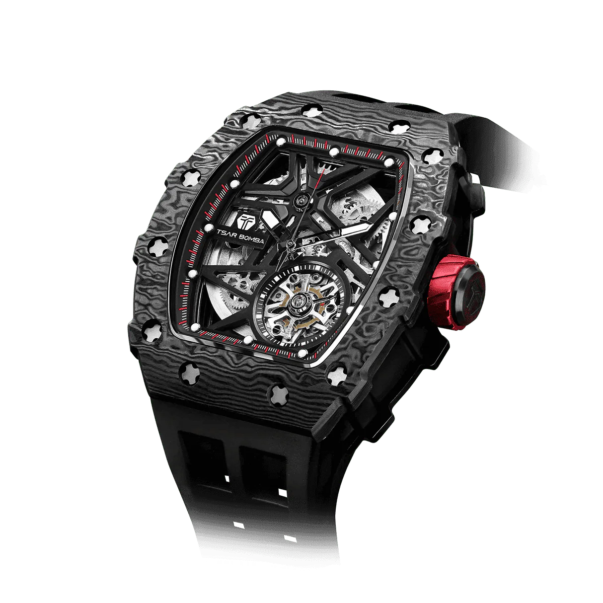 Elemental-Carbon Fiber Automatic Watch TB8209CF（US） - Image 9