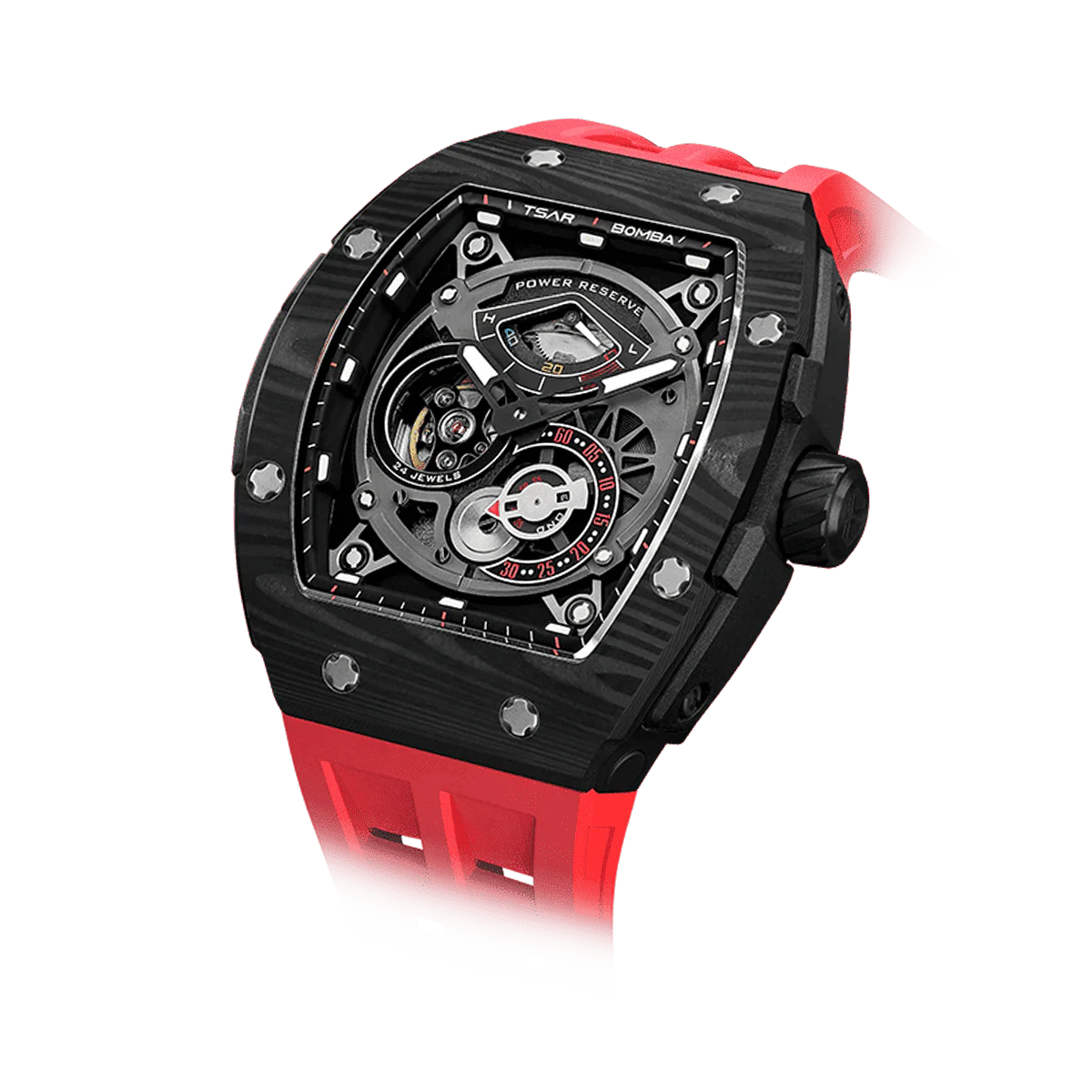 Elemental-Carbon Fiber Automatic Watch TB8210CF - Image 8