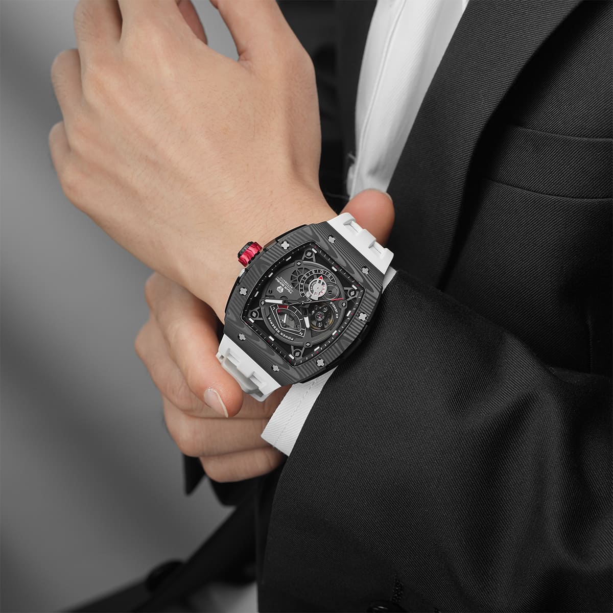 Elemental-Carbon Fiber Automatic Watch TB8210CF - Image 25
