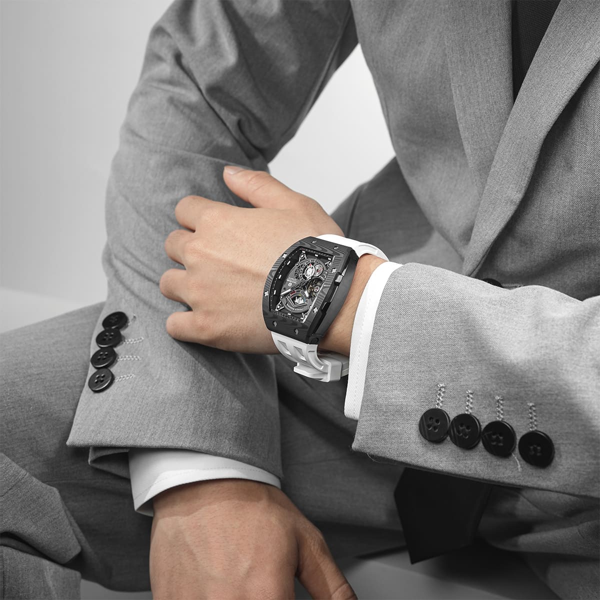 Elemental-Carbon Fiber Automatic Watch TB8210CF - Image 26