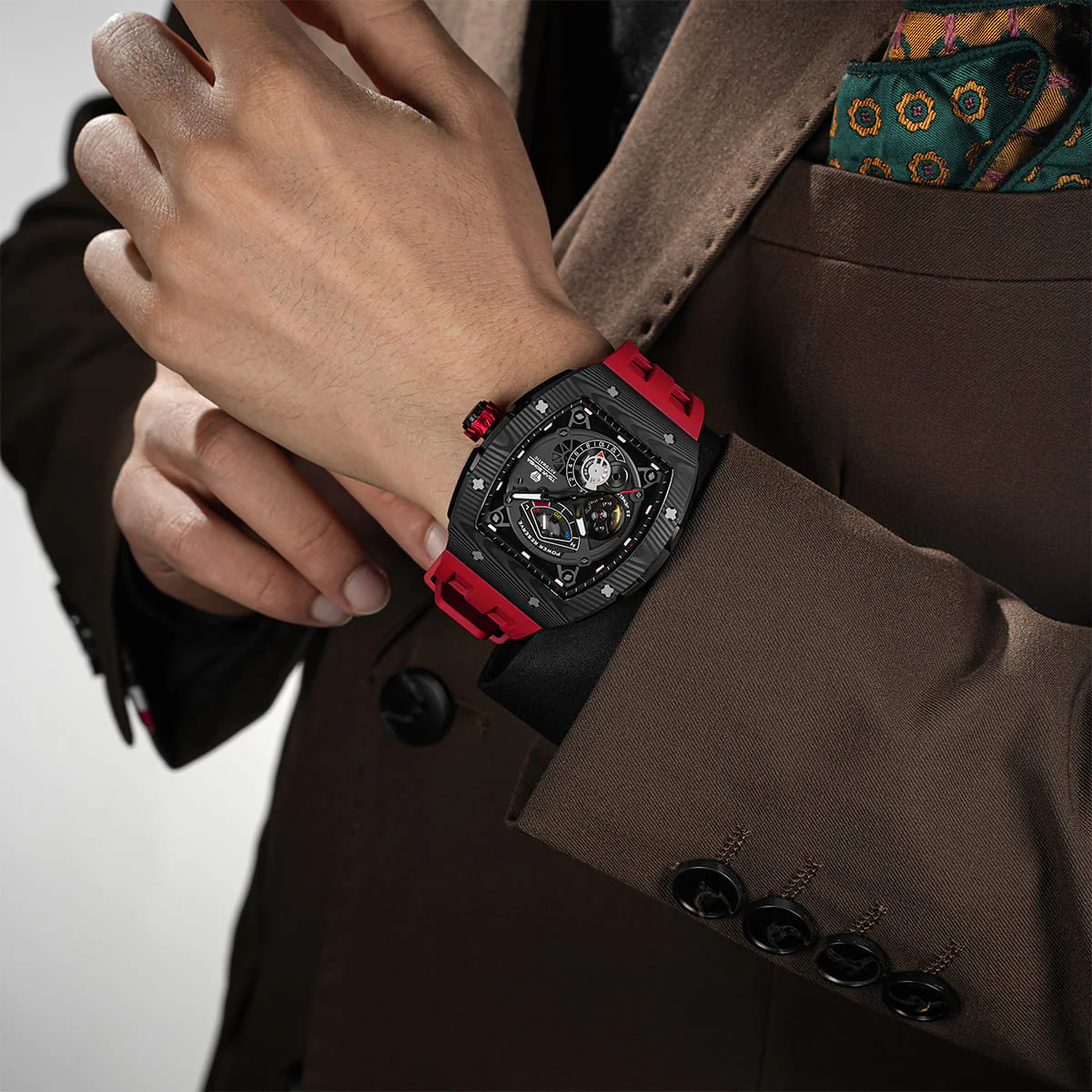 Elemental-Carbon Fiber Automatic Watch TB8210CF - Image 32