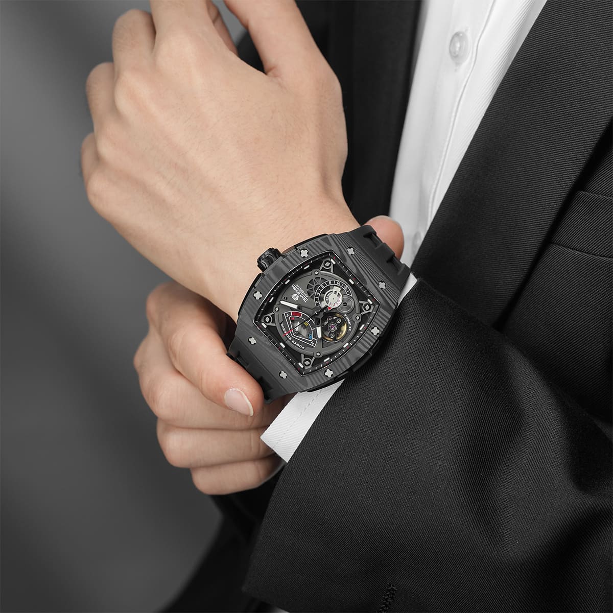 Elemental-Carbon Fiber Automatic Watch TB8210CF - Image 19