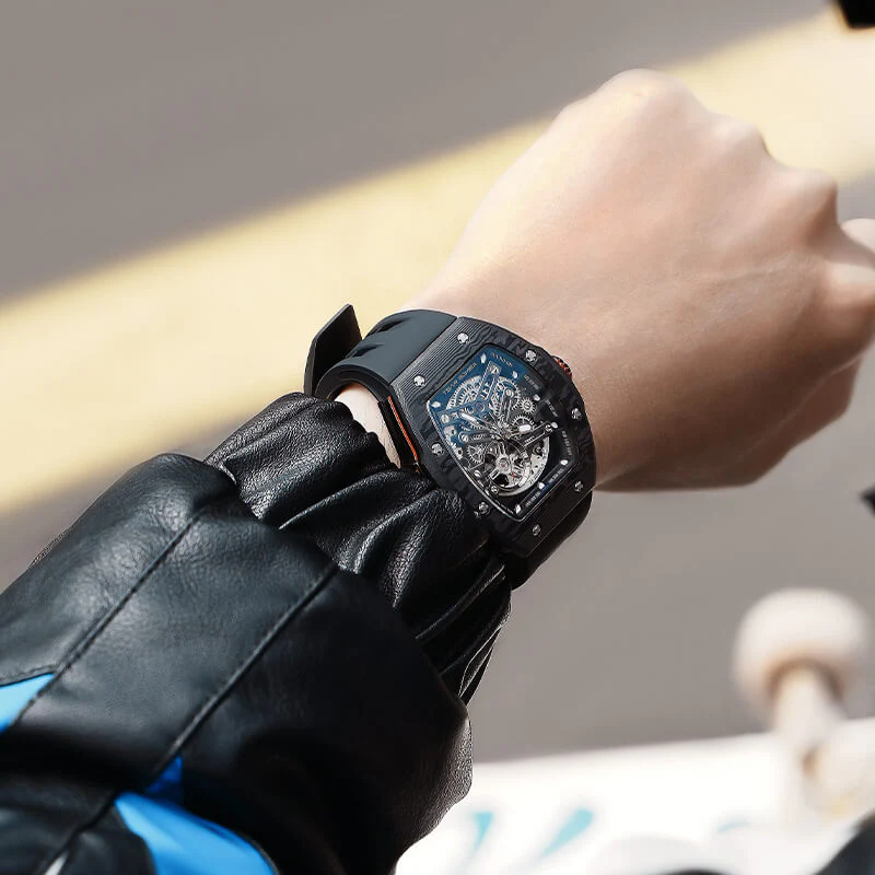 Atomic-Interchangeable Automatic Watch Combo Carbon Fiber - Image 7