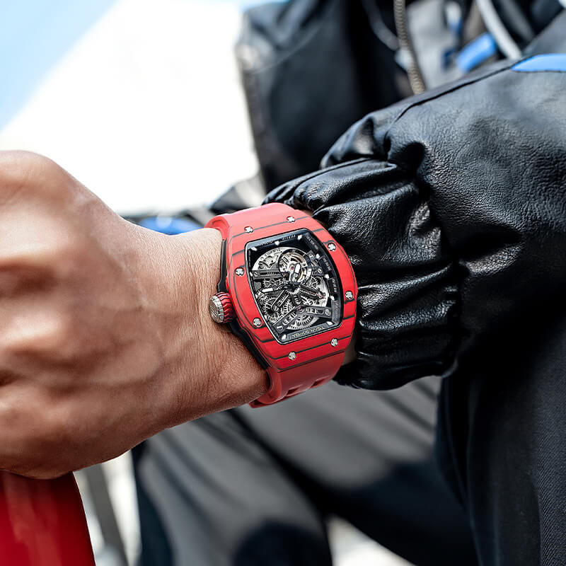 Atomic-Interchangeable Automatic Watch Combo Carbon Fiber - Image 9