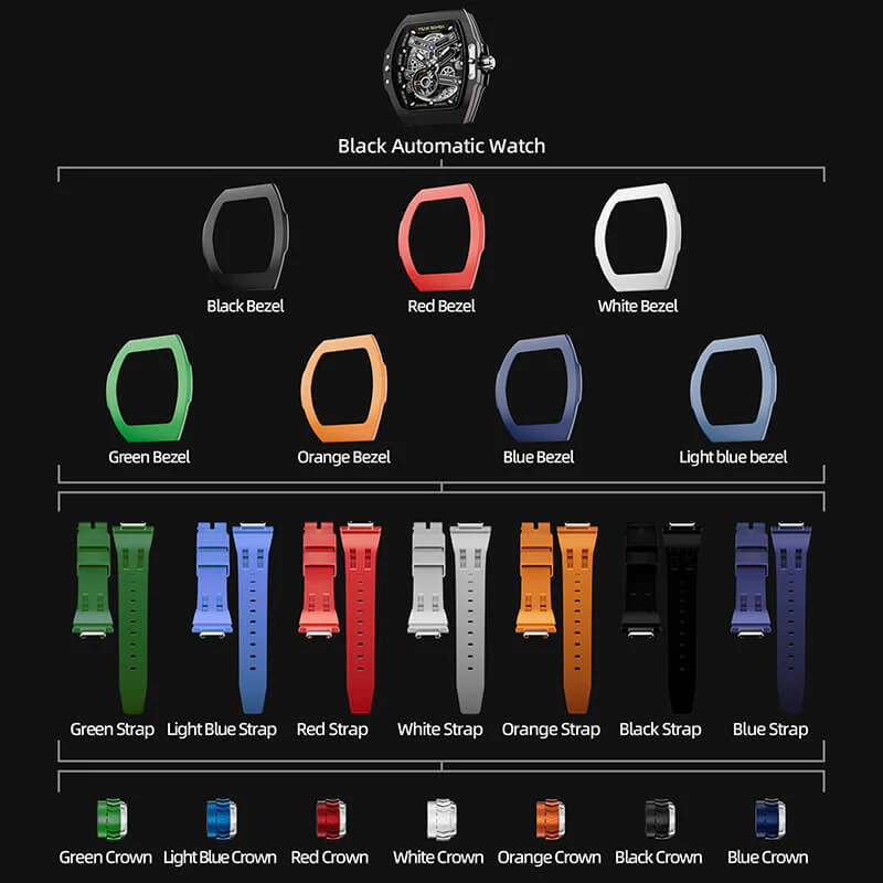 Atomic-Interchangeable Automatic Watch Combo FluoroRubber - Image 13