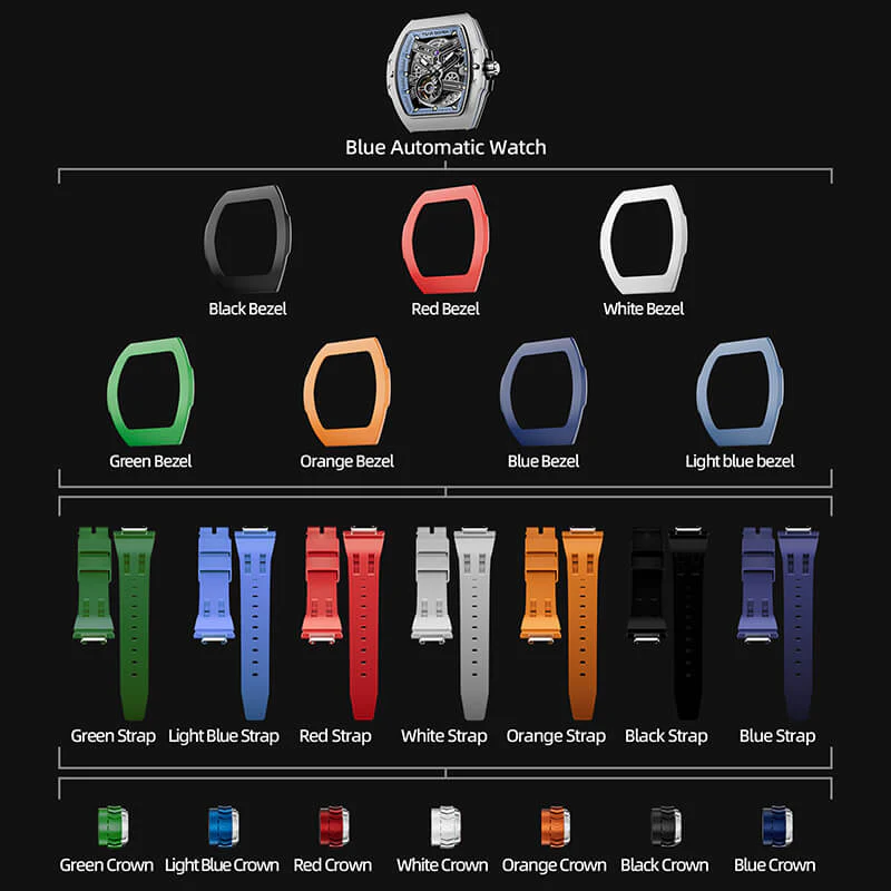 Atomic-Interchangeable Automatic Watch Combo FluoroRubber - Image 28