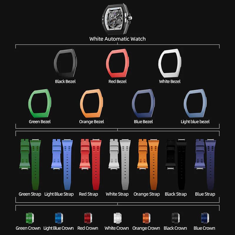 Atomic-Interchangeable Automatic Watch Combo FluoroRubber - Image 4