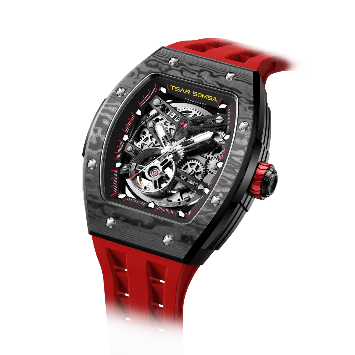 Elemental-Carbon Fiber Automatic Watch TB8228CF - Image 11