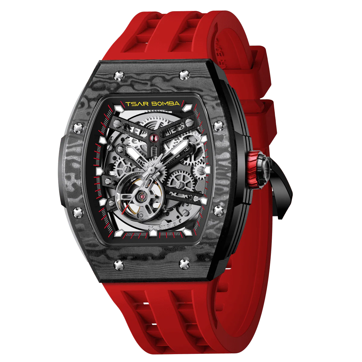 Elemental-Carbon Fiber Automatic Watch TB8228CF - Image 14