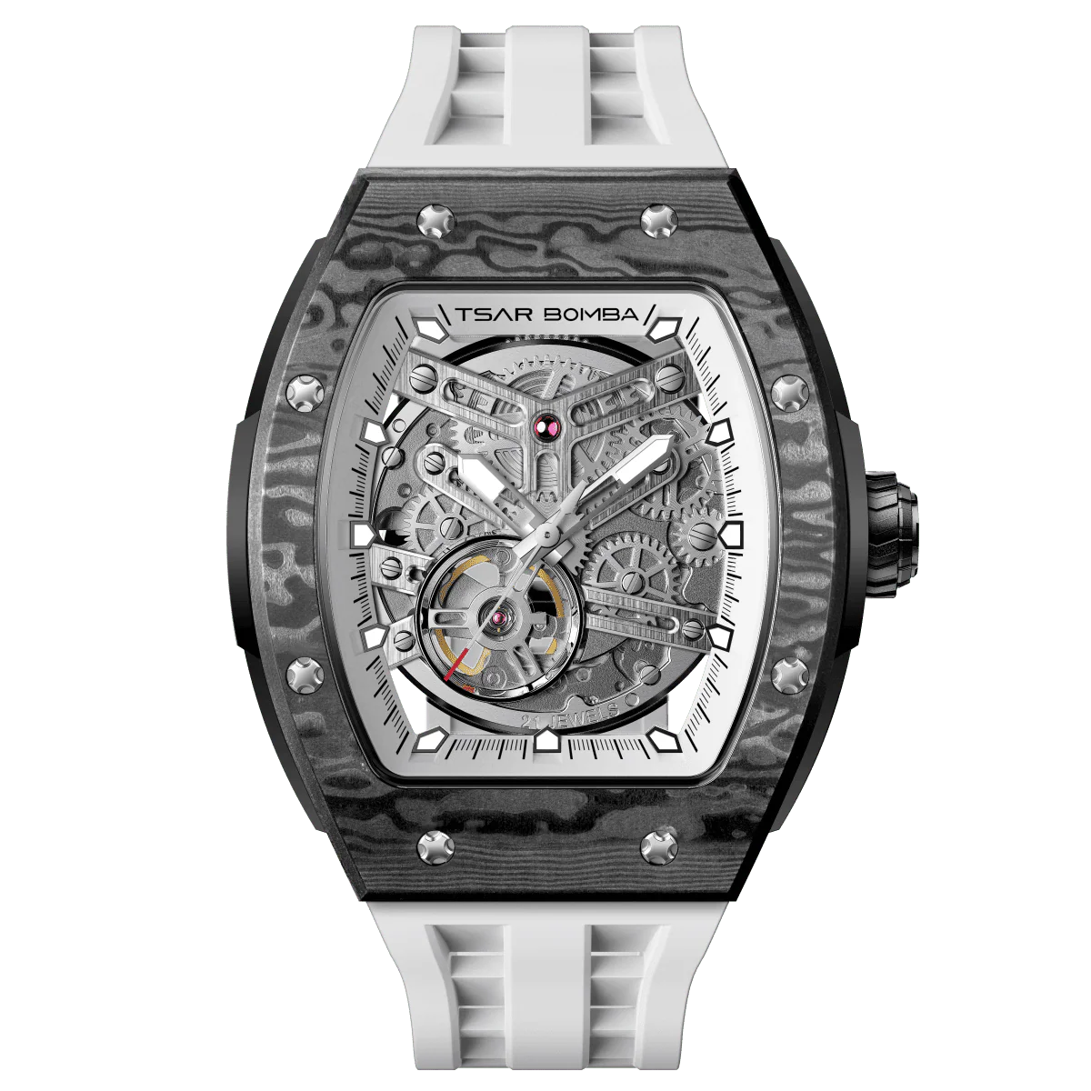 Elemental-Carbon Fiber Automatic Watch TB8228CF - Image 18
