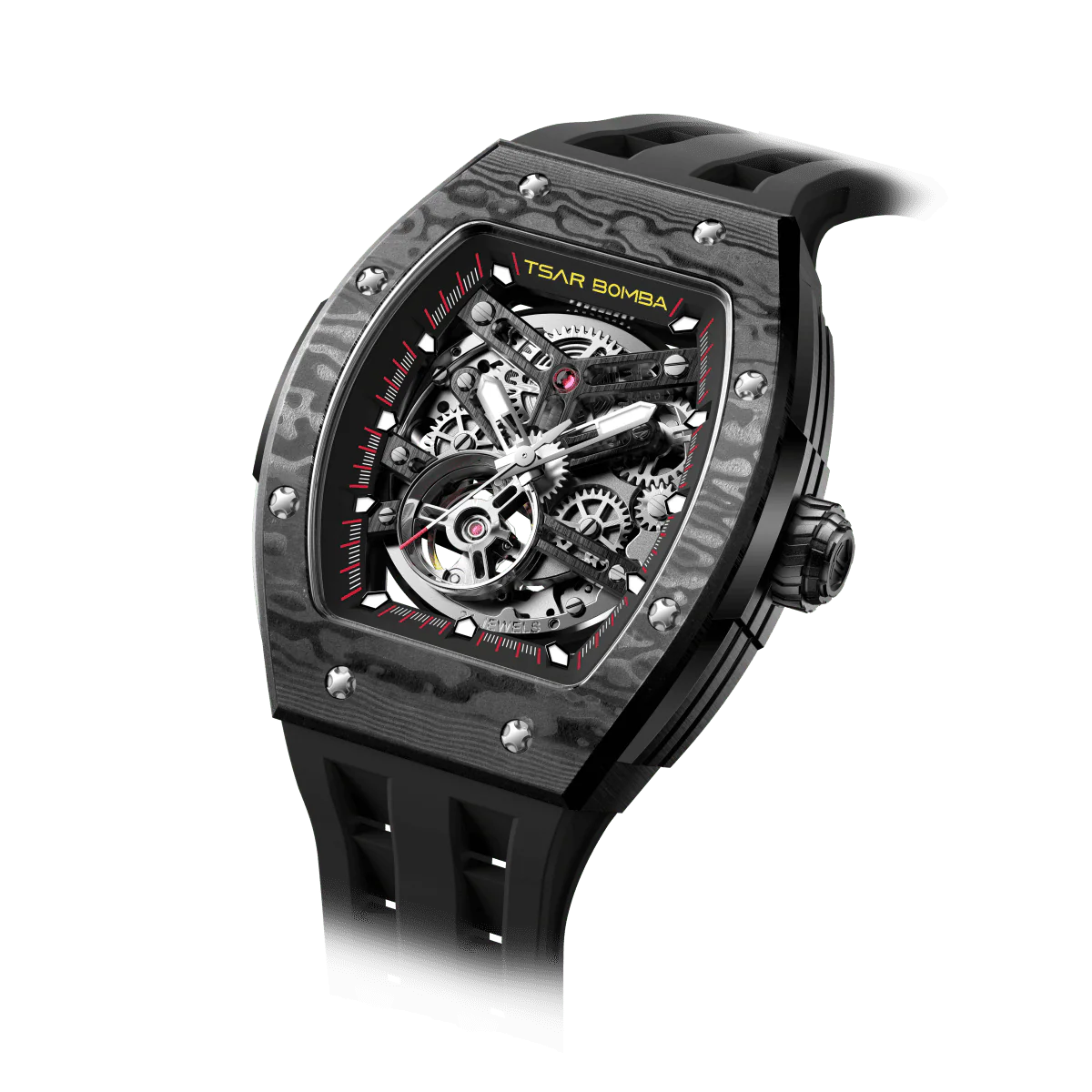 Elemental-Carbon Fiber Automatic Watch TB8228CF - Image 6