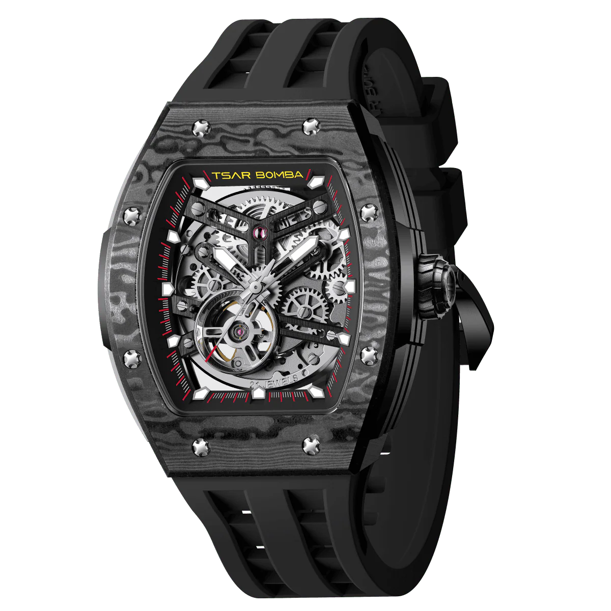 Elemental-Carbon Fiber Automatic Watch TB8228CF - Image 9